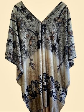 Resort! Cruise! Packable! Glamorous! Evening Vintage Kokomo Vacation Wrap Top